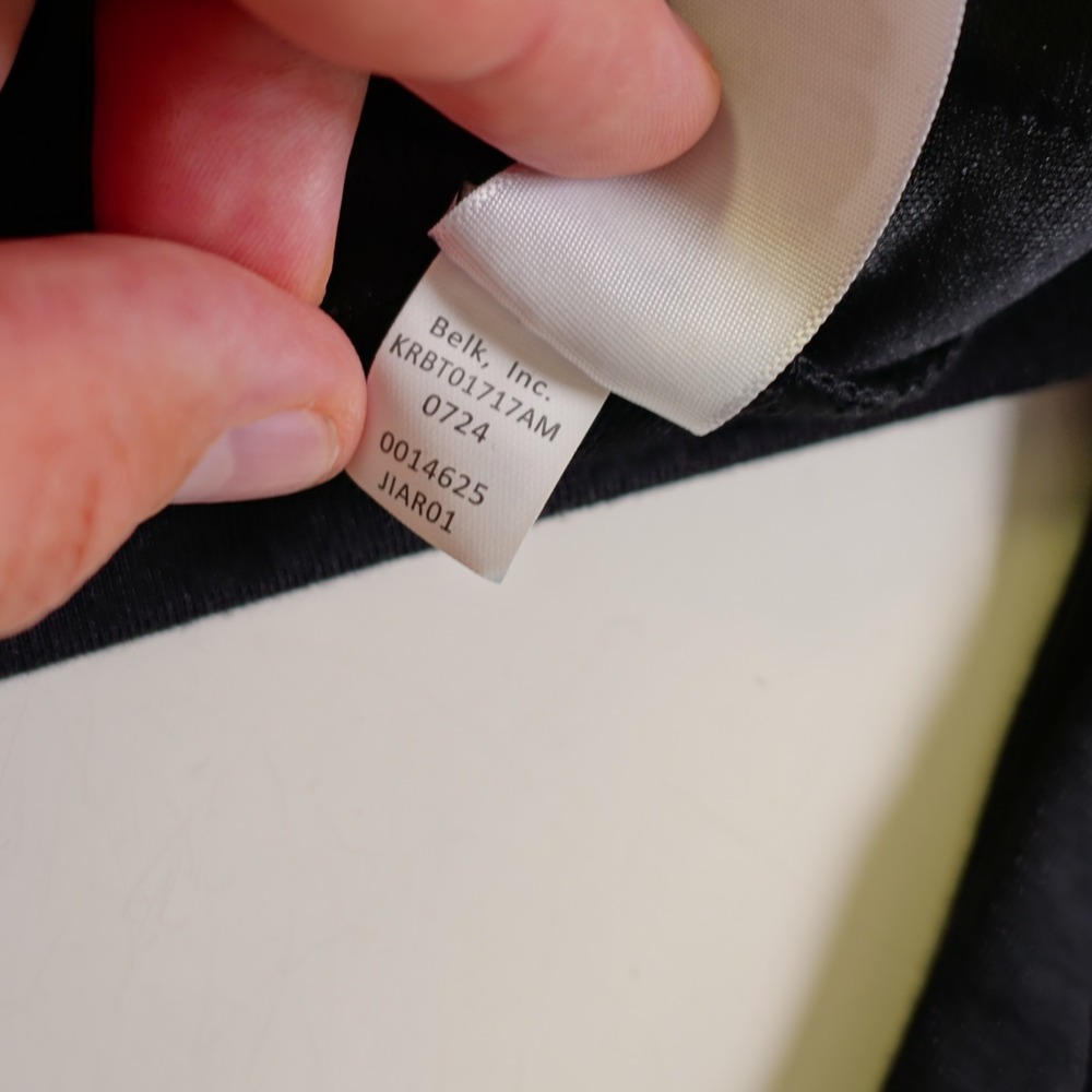 NWT Kim Rogers Soft Sets True Black Pants -Meium 34 / 30- Polyester Spandex Hig - Picture 7 of 7